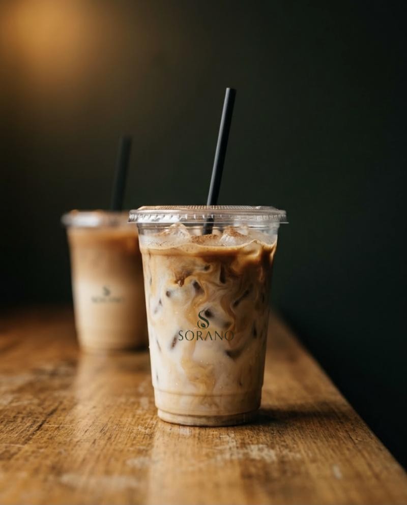 A Sorano iced latte